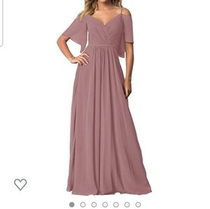 Size 14 blush pink bridesmaid dress